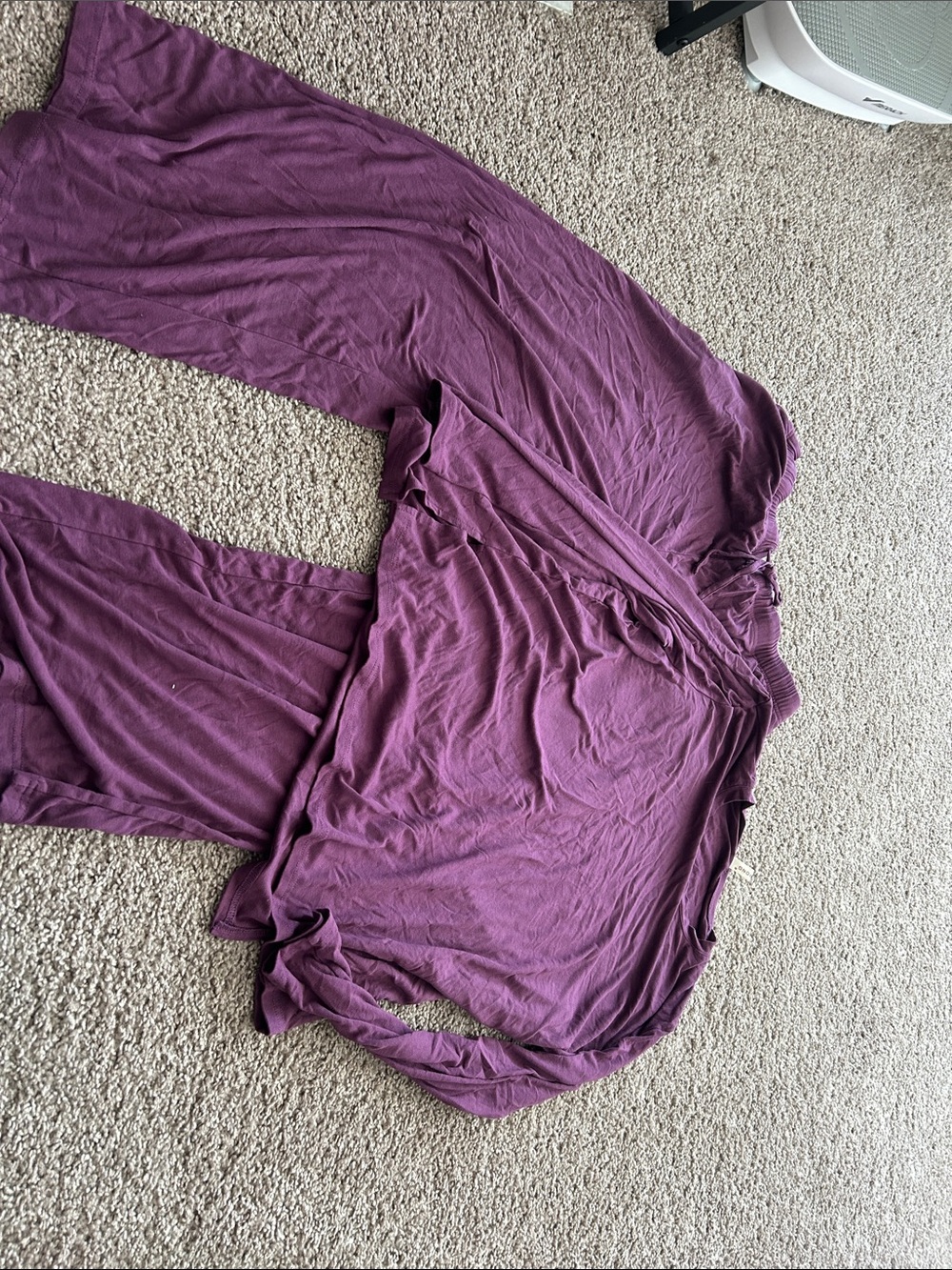 Amazon Women's Pajama Set in Plum Purple
